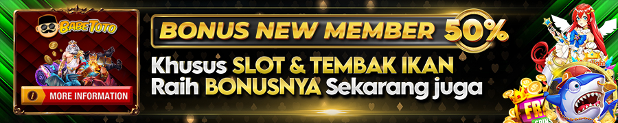 Bonus New Member Slot 50%